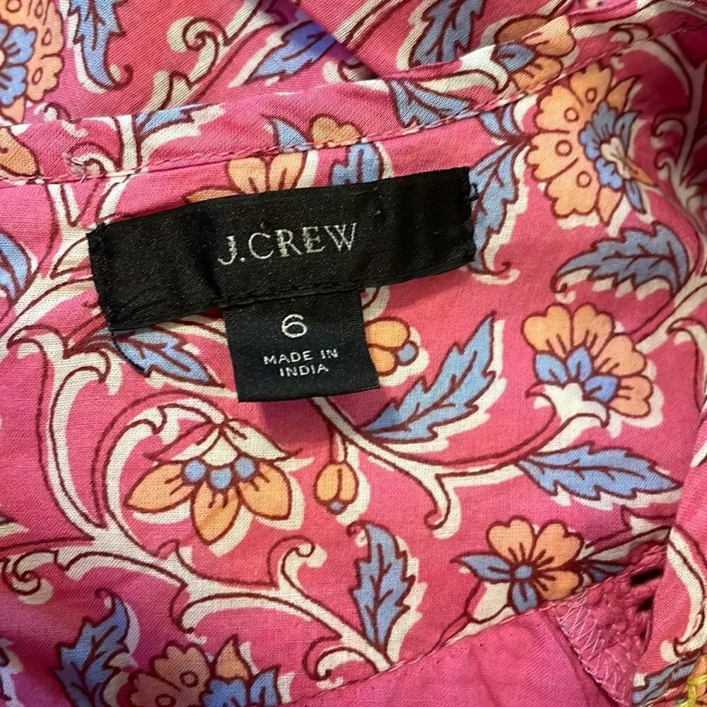 J. Crew crew embroidered